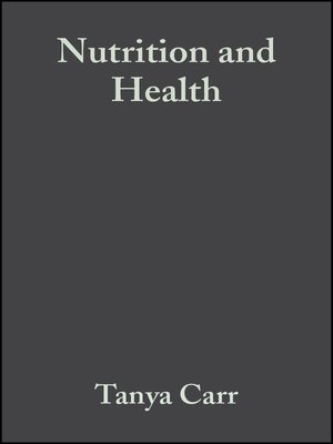 cover image of Nutrition and Health